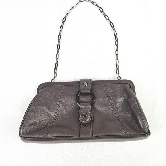 Brown Anne Klein Small Clutch With a Chain Strap - Picture 2 of 7